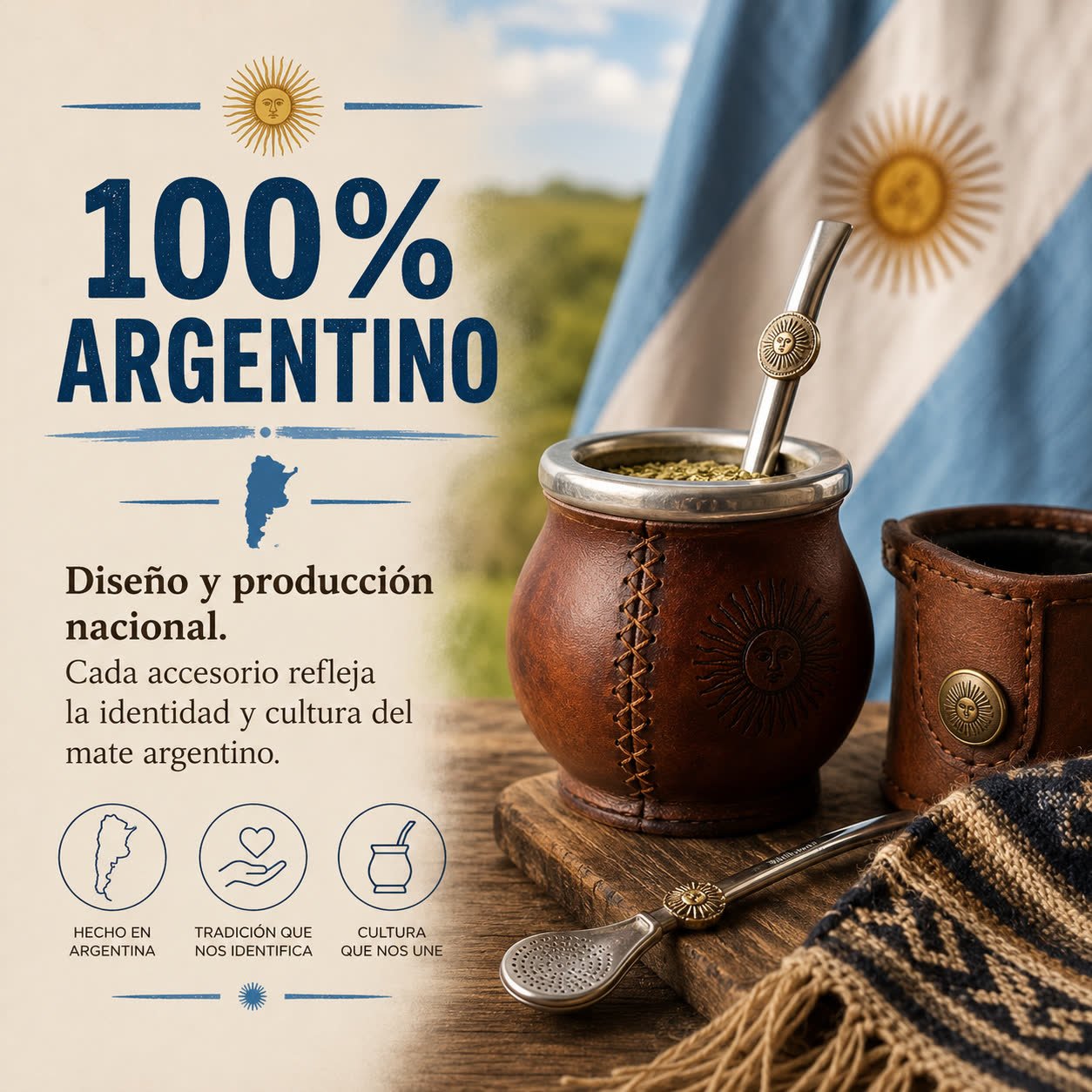 100% Argentino — Diseño y producción nacional